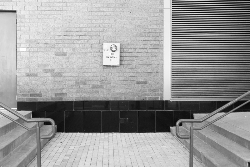 Urban Entrance in Monochrome