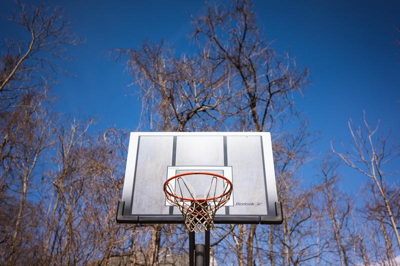Hoops Beneath a Clear Sky