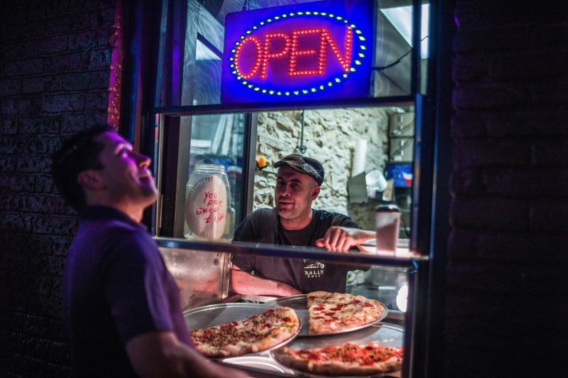 Nighttime Pizza Delight