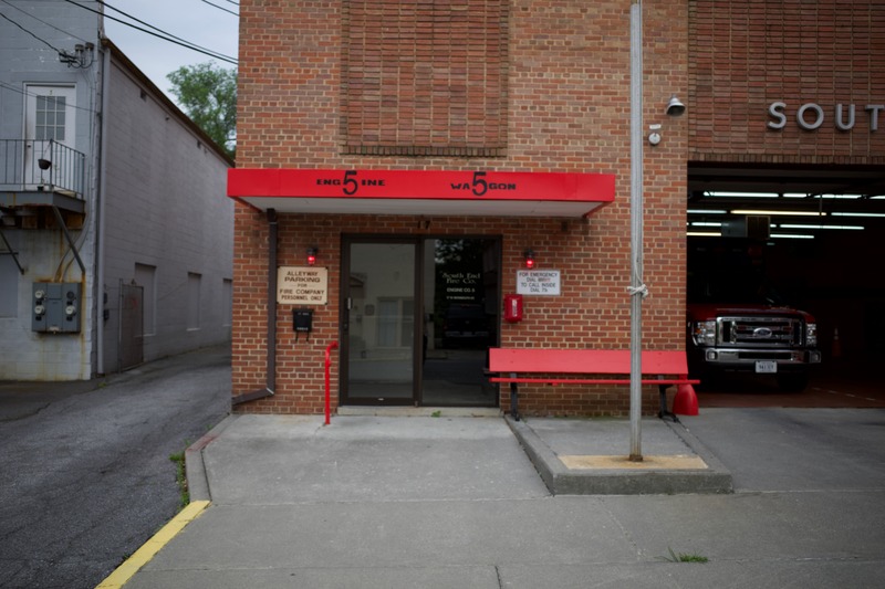 Urban Firehouse Entrance