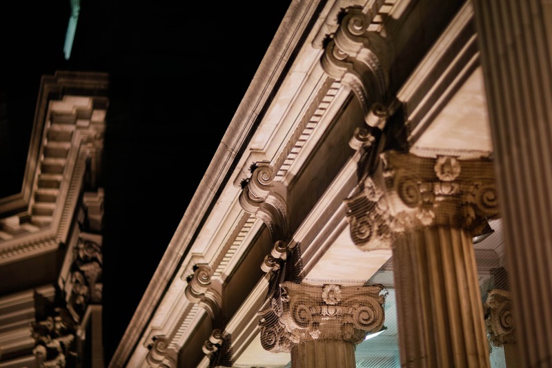 Architectural Elegance at Night