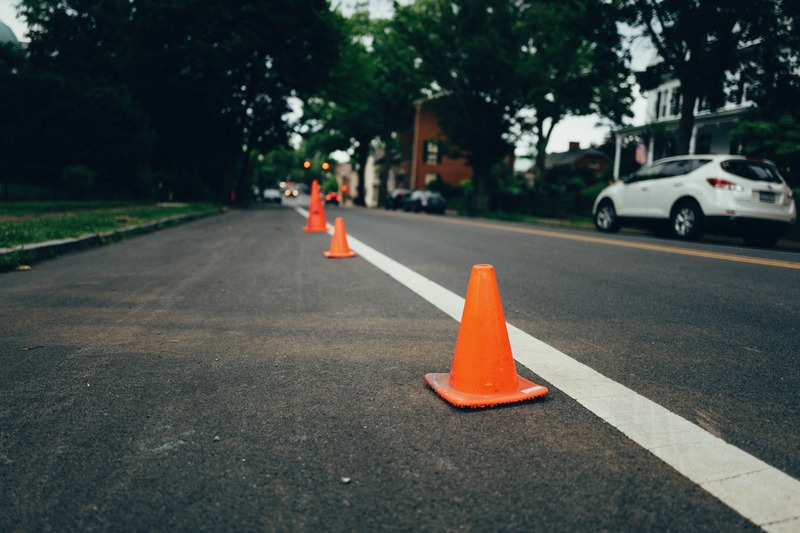 Urban Alert: Safety Cones in Focus