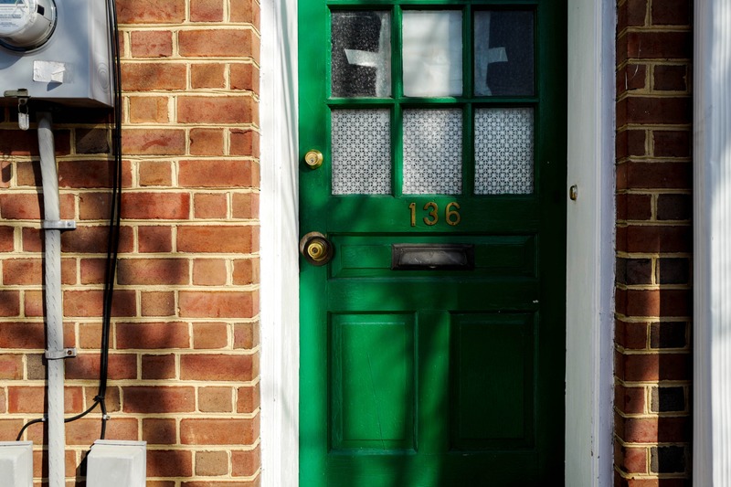 Enigmatic Green Entrance
