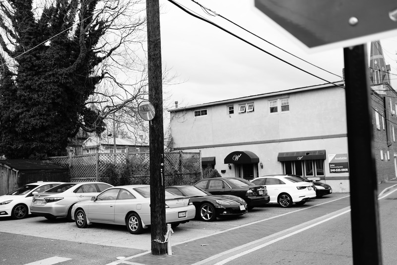 Urban Stillness in Monochrome