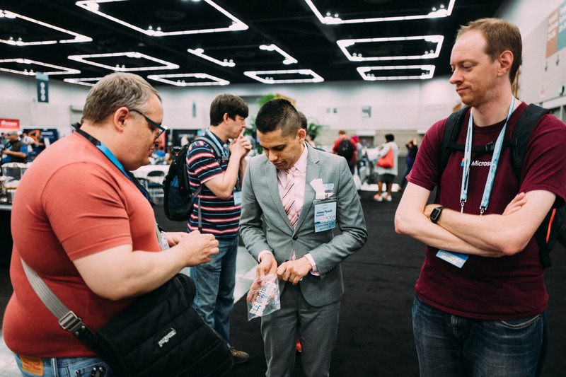 Networking Moments at a Conference