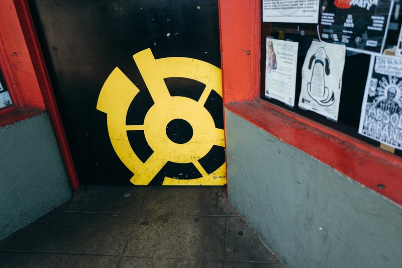 Vibrant Urban Doorway