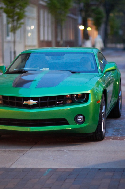 Vibrant Machine in Urban Serenity