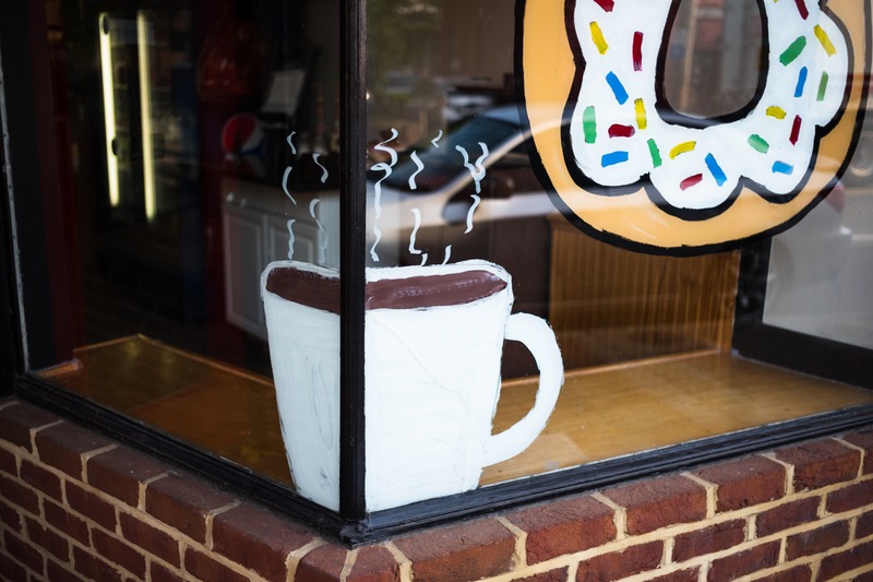 Whimsical Coffee and Donut