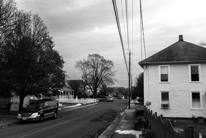 Quiet Street in Monochrome
