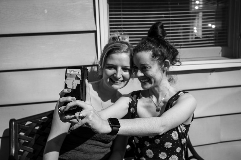 Joyful Moments in Black and White