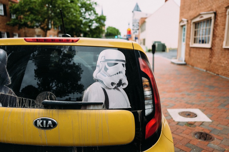 Whimsical Vehicle Encounter