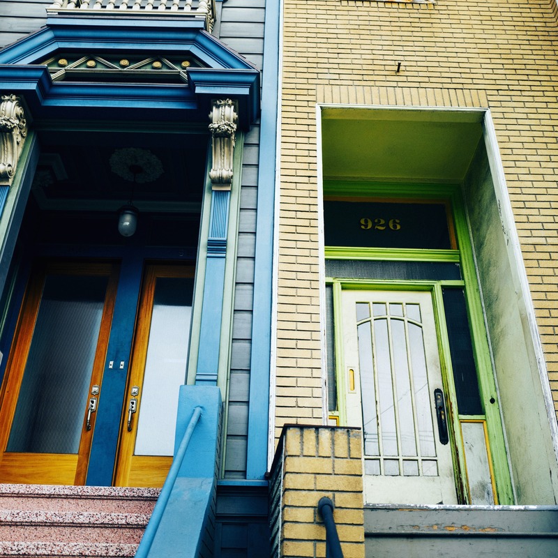 Contrasting Entrances