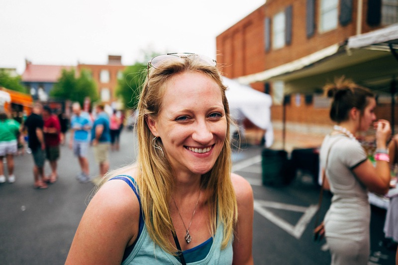 Joyful Encounter at the Market