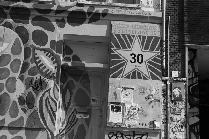 Urban Artistry in Monochrome