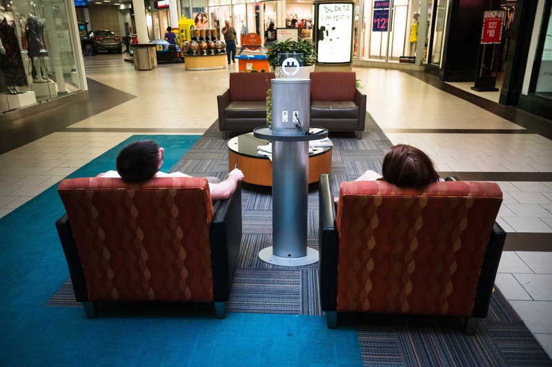 Quiet Moments in a Mall