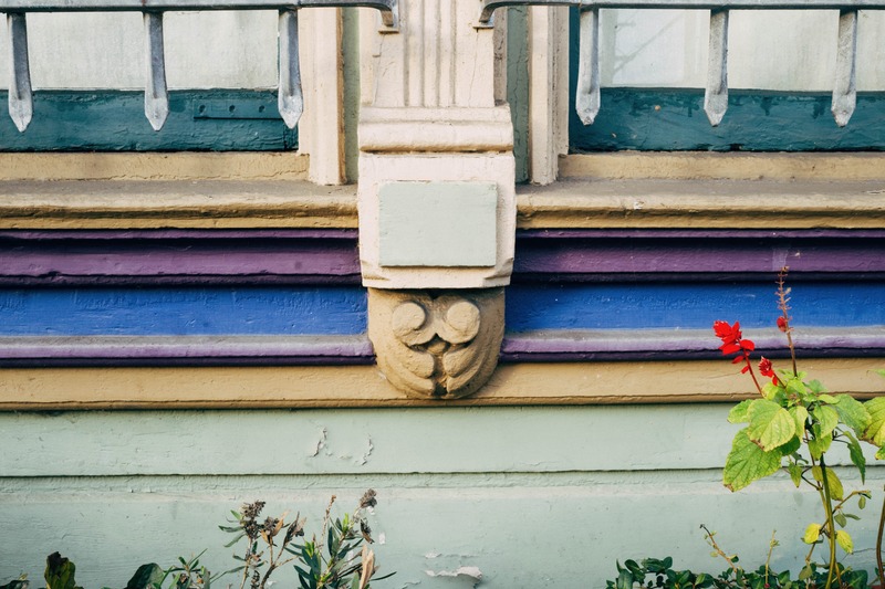 Colorful Architectural Detail