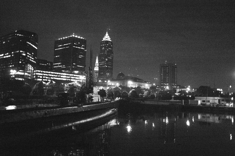 Cleveland's Night Reflection