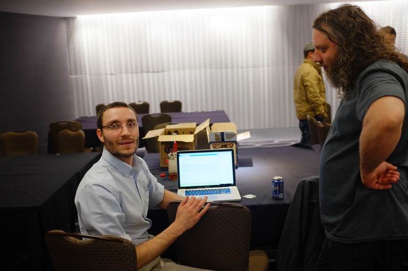 Casual Conversation in a Conference Room