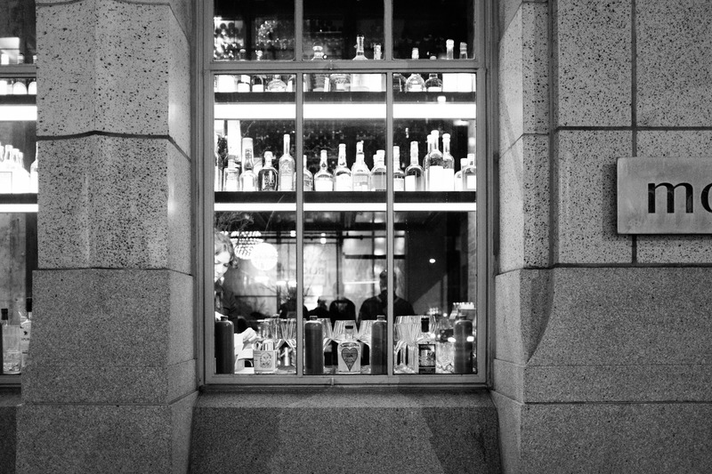 Nighttime Bar Elegance