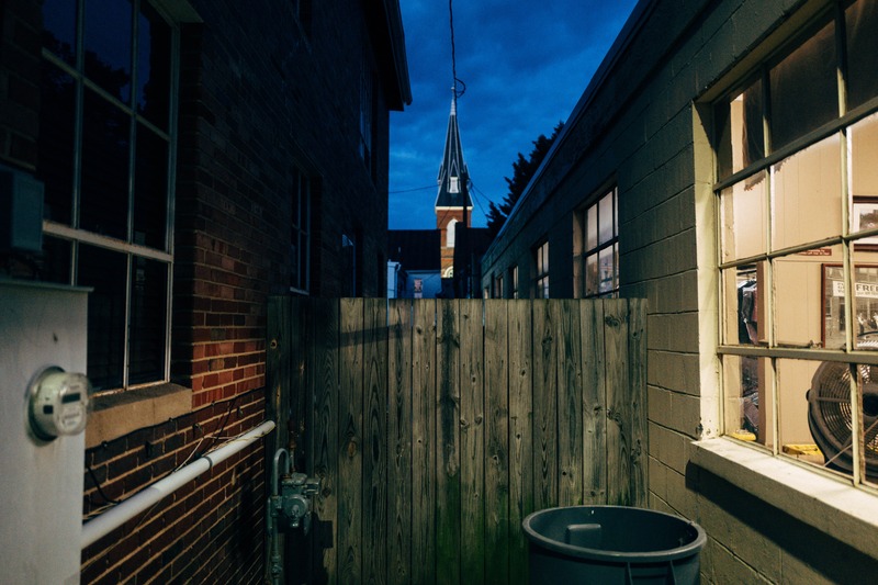 Quiet Alleyway at Dusk