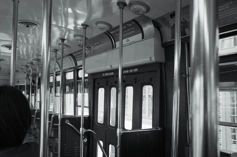 Inside the Vintage Bus