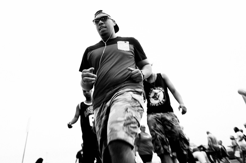 Urban Stroll in Monochrome