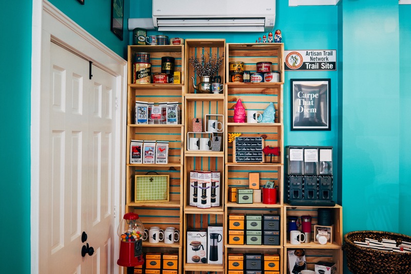 Colorful Shelves of Curiosities