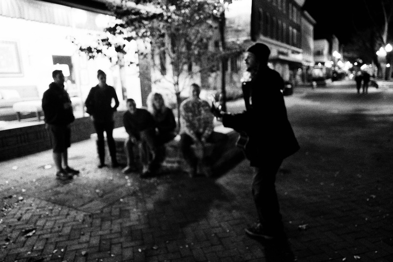 Street Serenade at Night