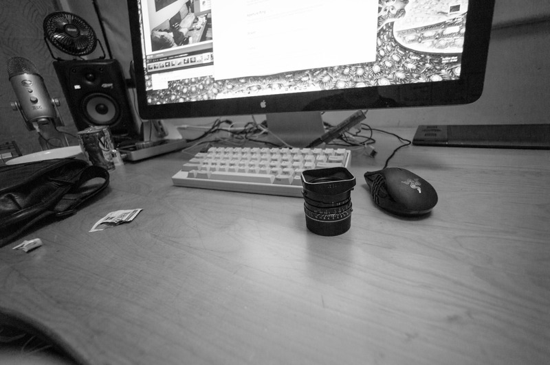 Monochrome Workspace Still Life