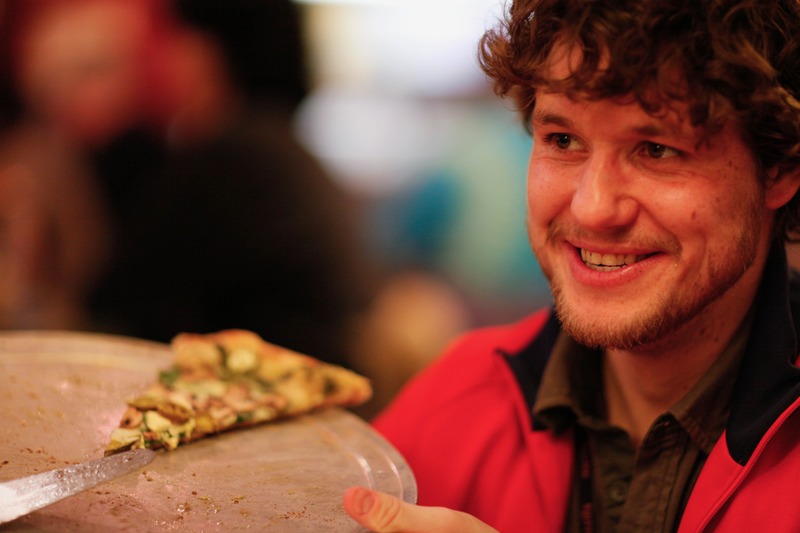 Joyful Pizza Indulgence