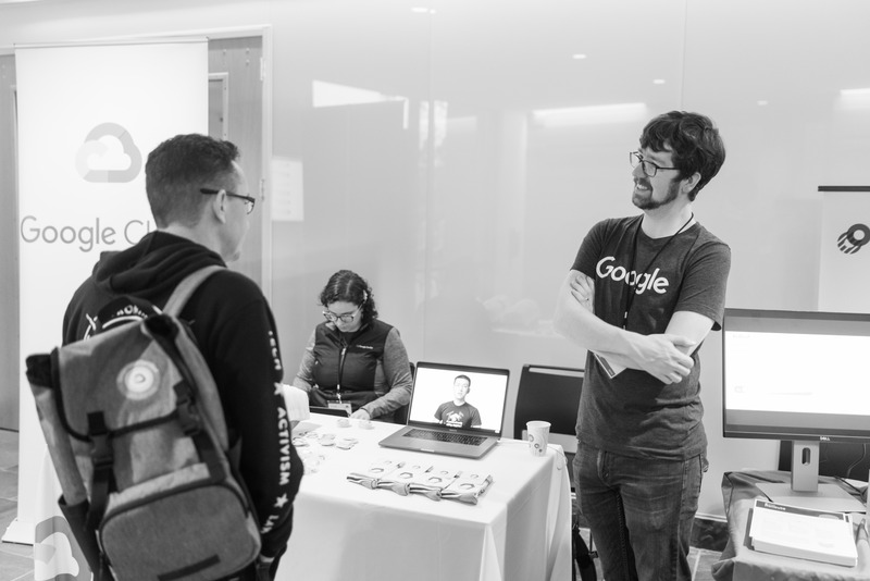Engagement at a Tech Booth