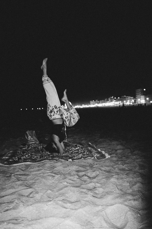 Joyful Balance at Night