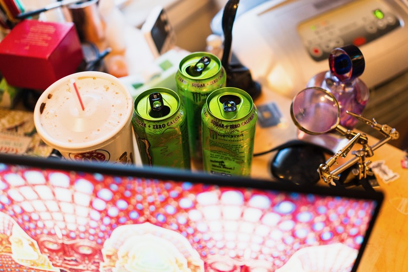 Cluttered Refreshment Station