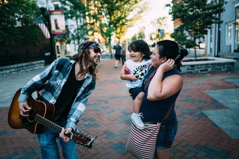 Joyful Street Performance
