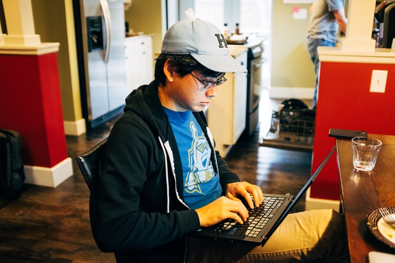 Focus in a Cozy Kitchen