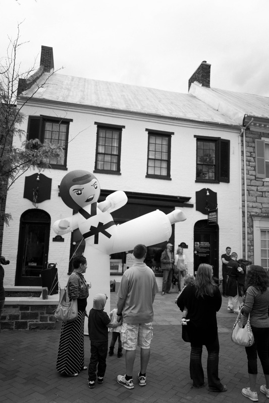 Inflatable Martial Arts Charm