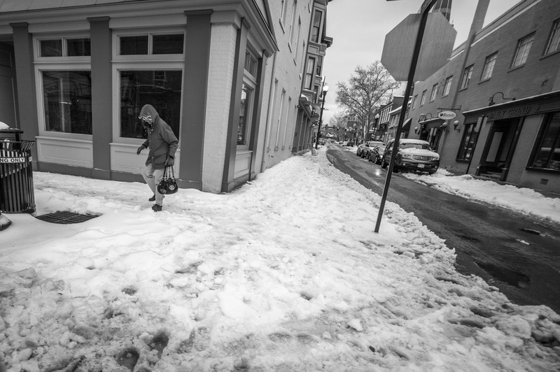 Winter Walk Through Urban Streets