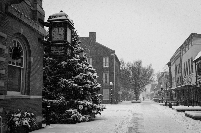 Silent Winter Street