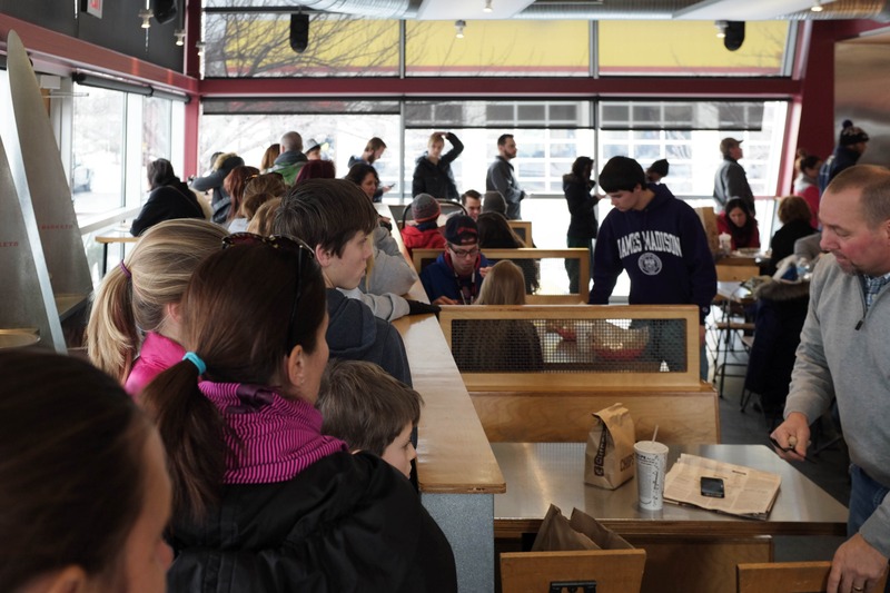 Bustling Café Scene