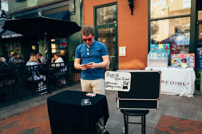 A Street Performer’s Moment