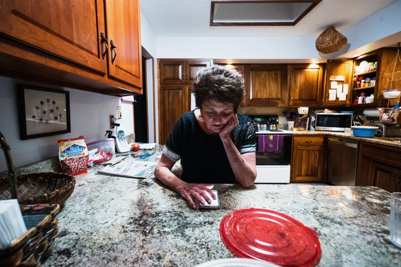 Contemplation in a Cozy Kitchen