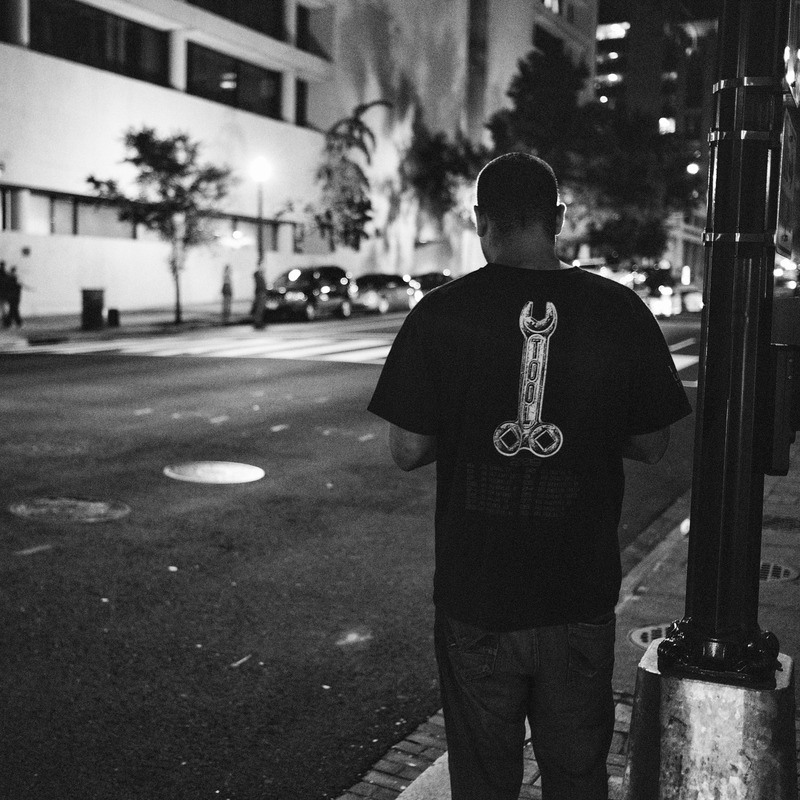 Urban Solitude at Night