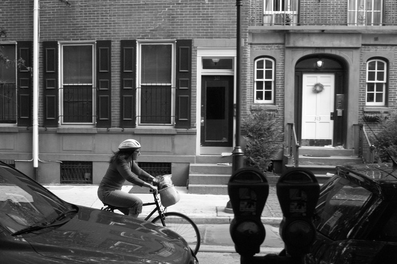 Urban Cycling in Monochrome