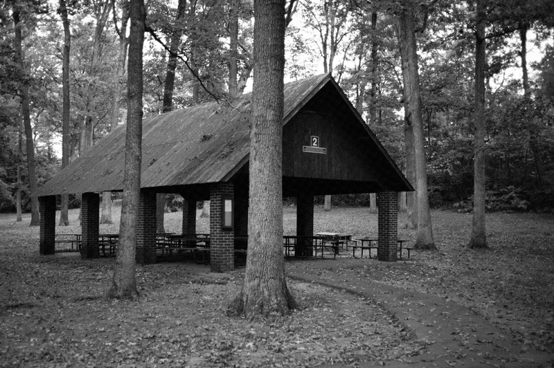 Solitary Pavilion in Autumn