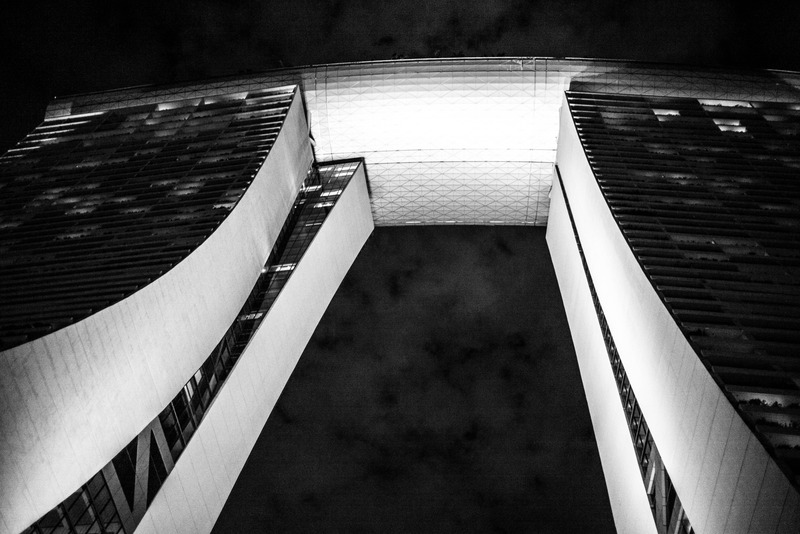 Architectural Elegance at Night