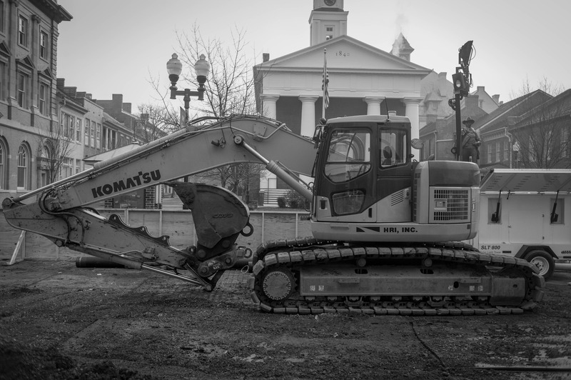 Urban Excavation in Monochrome