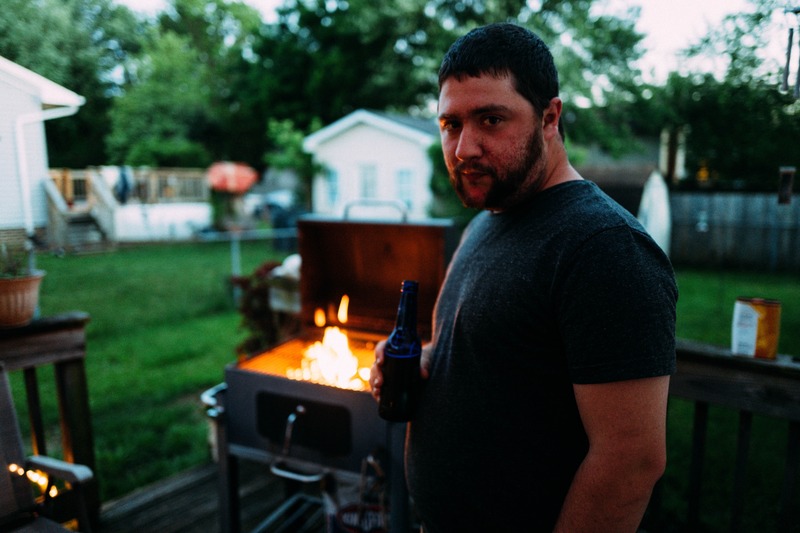 Grill Master at Dusk