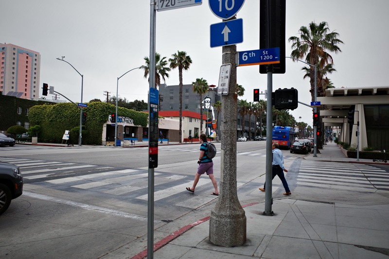 Urban Crosswalk Moment