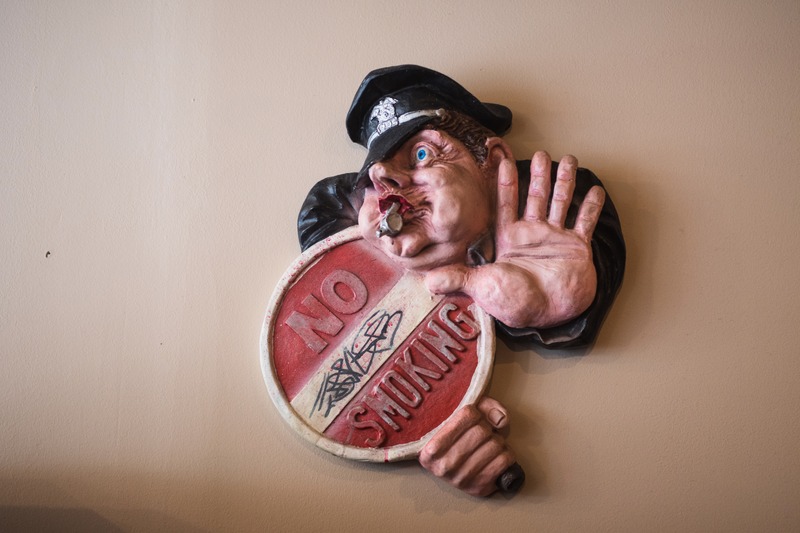 No Smoking Policeman