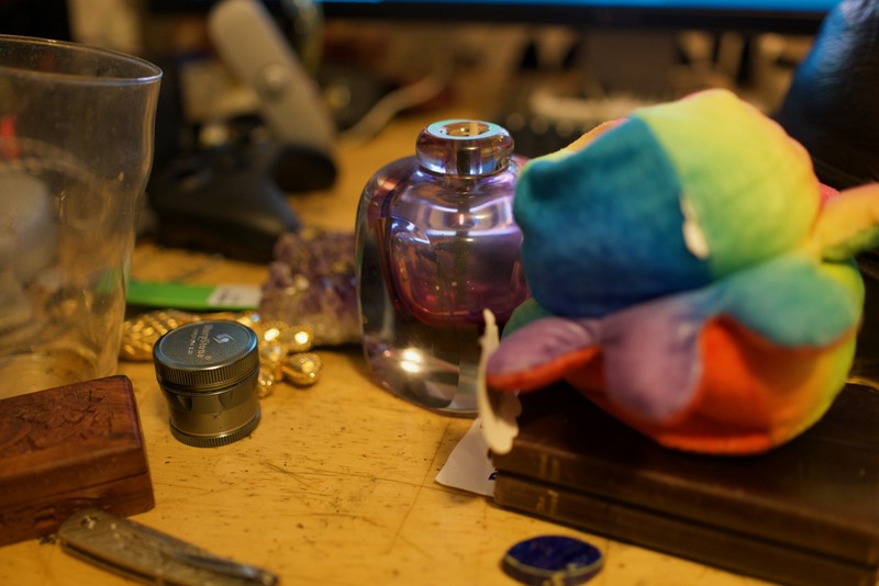 Cluttered Desk Still Life